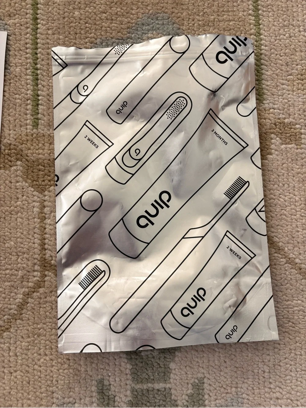 NWT Quip Sonic Electric Metal Toothbrush
